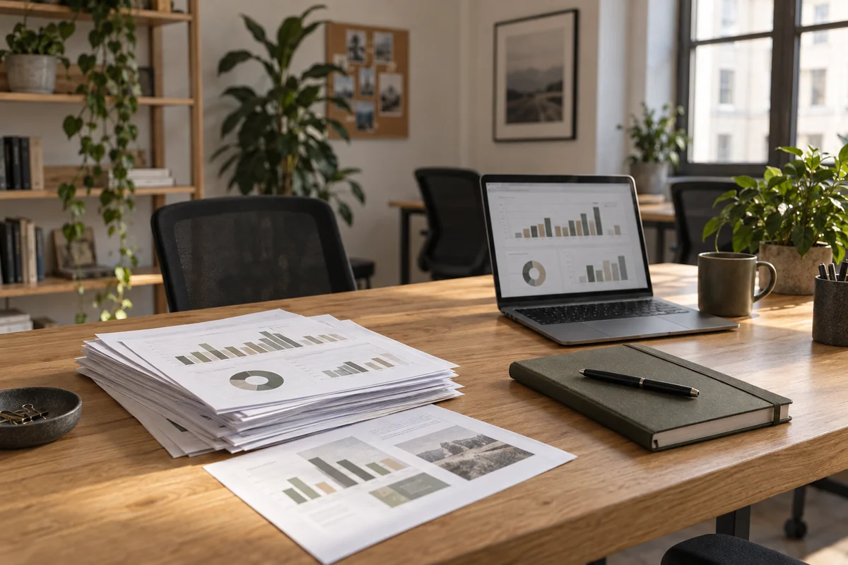 Performance reports piling up on a desk without a new action being agreed